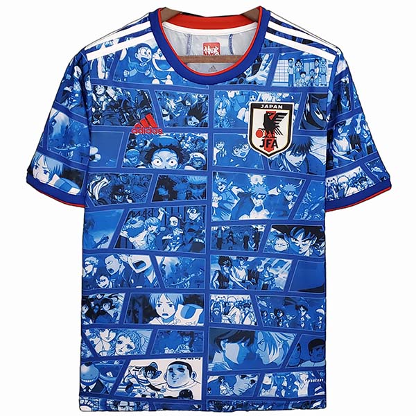Japan home leaked carton jersey soccer match men's first sportswear football tops sport shirt 2022